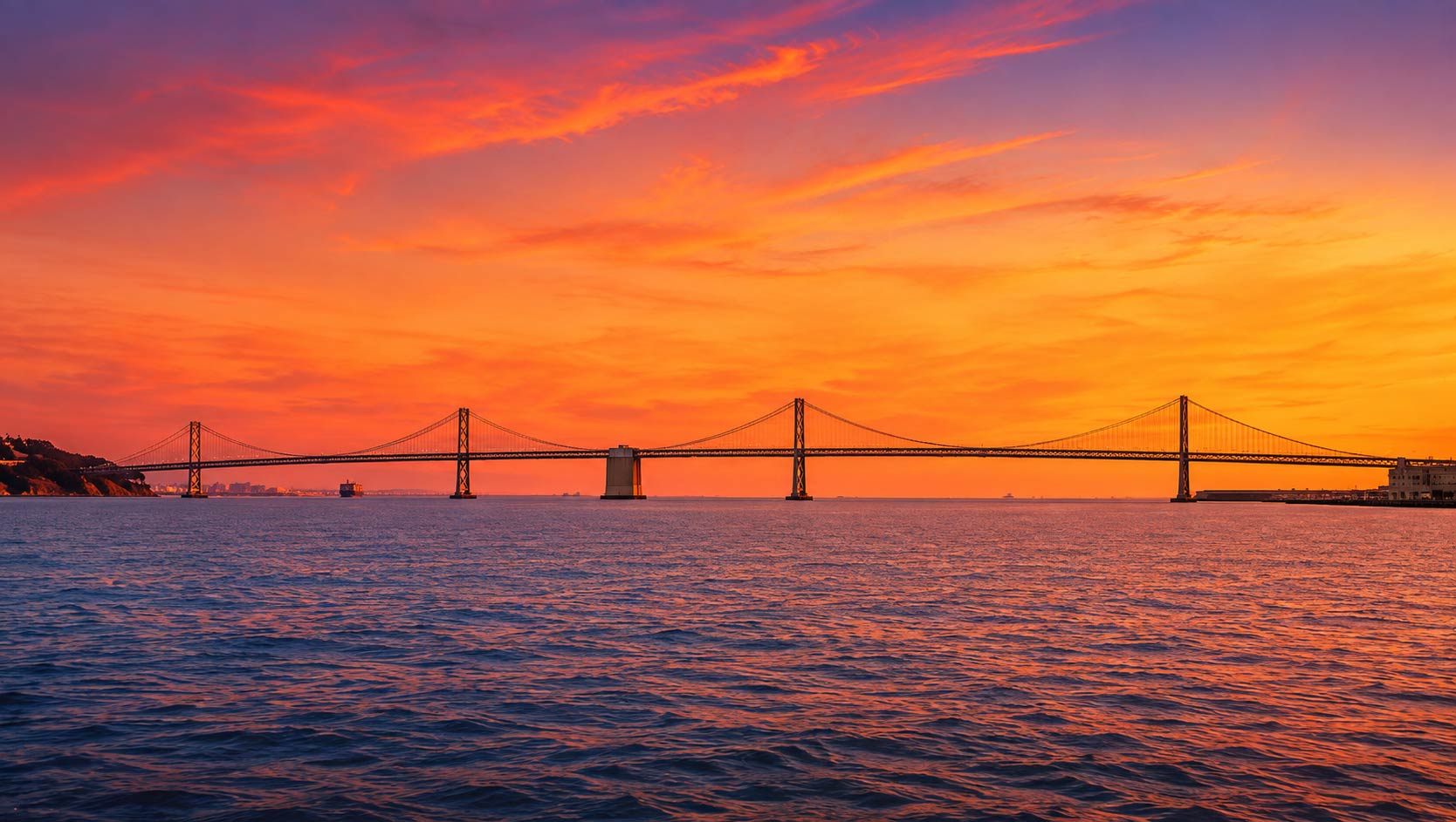 Golden Gate Bridge from San Francisco Bay